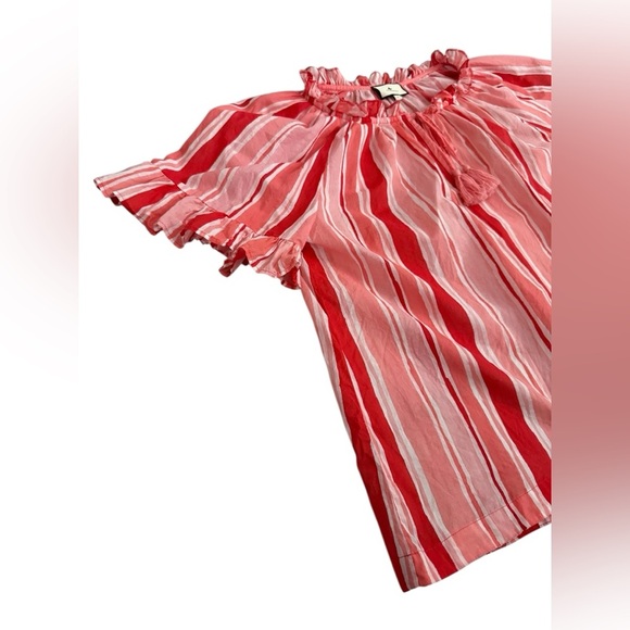 Tuckernuck Beach Midsummer Bloom Blanc Cassis Top Size Large - Picture 3 of 9